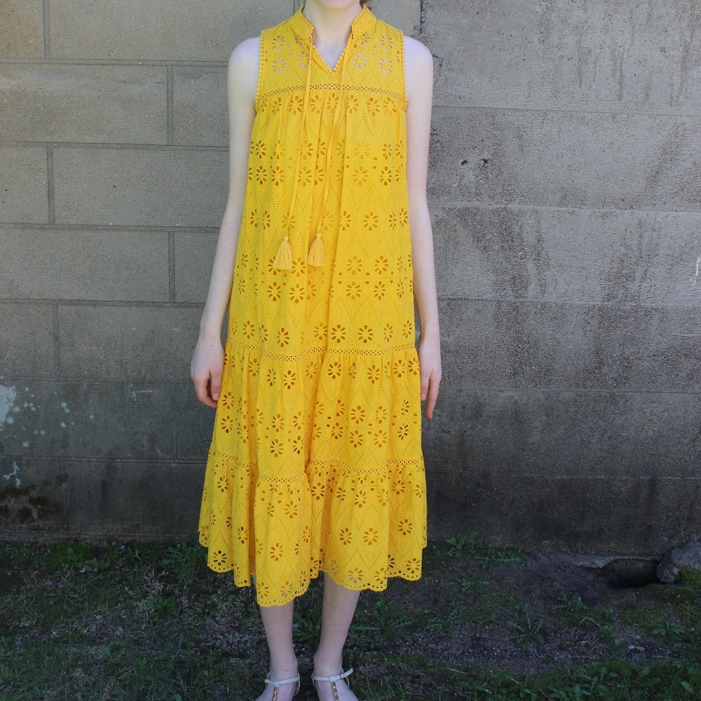 Kate Spade Eyelet Maxi Dress